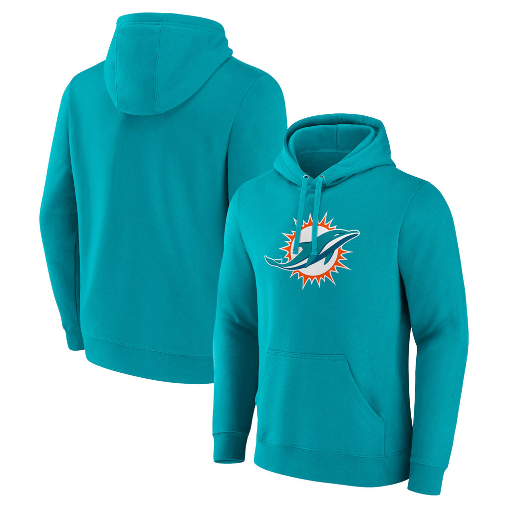 Davalo M.Dolphins Aqua LOGO Pullover Hoodies Limited Blank Player Stitched Jerseys