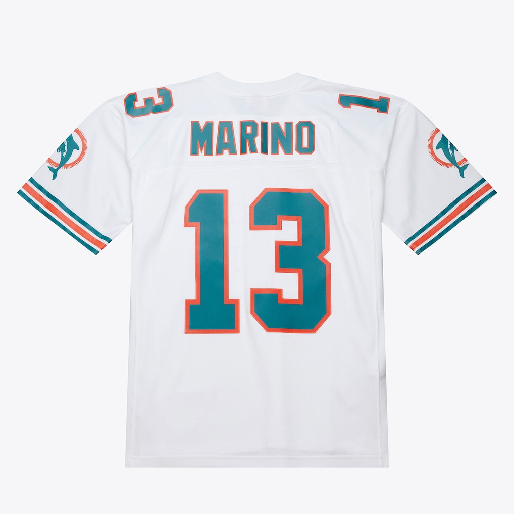 Davalo M.Dolphins #13 Dan Marino Mitchell & Ness White 1994 Legacy Replica Jersey Stitched Puhic Game Jerseys