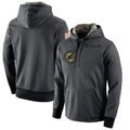 Davalo M.Dolphins Gray Pullover Hoodies Limited Blank Player Stitched Jerseys