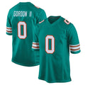 Davalo M.Dolphins #0 Ollie Gordon II Player Aqua Alternate Home Game Stitched Jerseys
