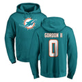 Davalo M.Dolphins #0 Ollie Gordon II Player Aqua LOGO Pullover Hoodies Limited Stitched Jerseys