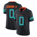 Davalo M.Dolphins #0 Ollie Gordon II Player Black Limited Pitch Rivalries Collection Home Game Stitched Jerseys