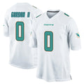 Davalo M.Dolphins #0 Ollie Gordon II Player White Home Game Stitched Jerseys