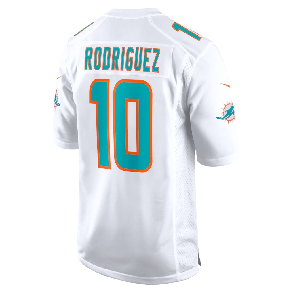 Davalo M.Dolphins #10 Jacob Rodriguez White Game Stitched Jerseys