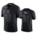 Davalo M.Dolphins #10 Tyreek Hill Player Black RFLCTV Limited Stitched Jerseys