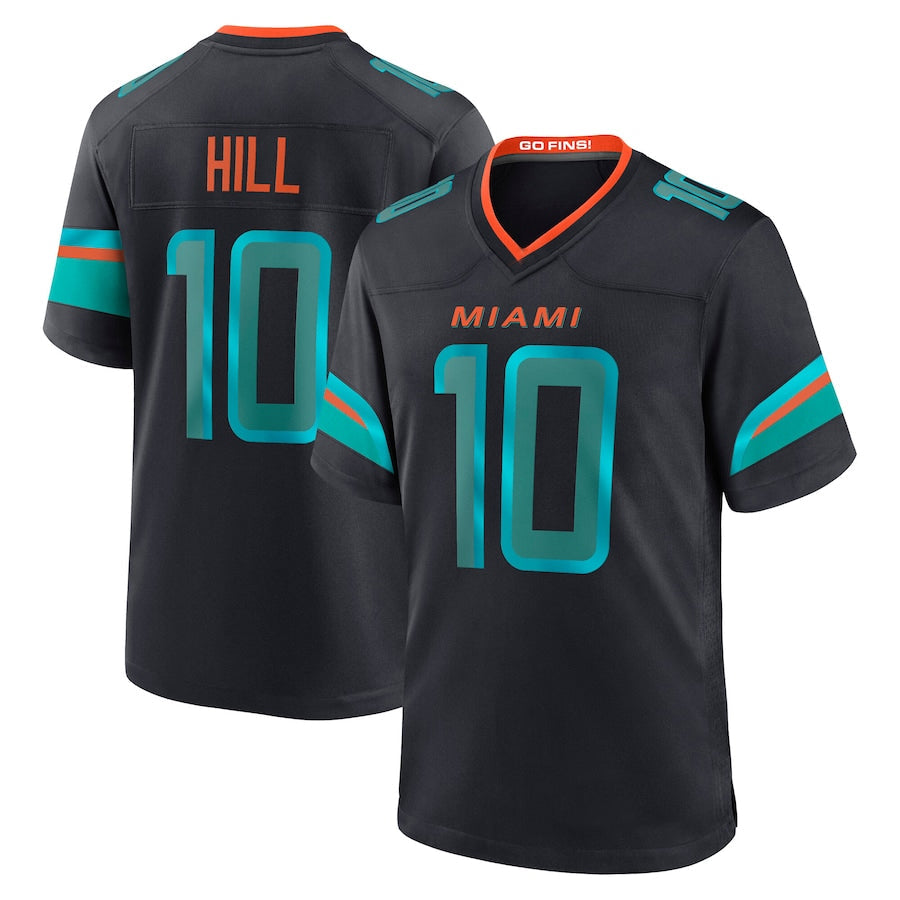 Davalo M.Dolphins #10 Tyreek Hill Player Blue Rivalries Collection Game Stitched Jerseys