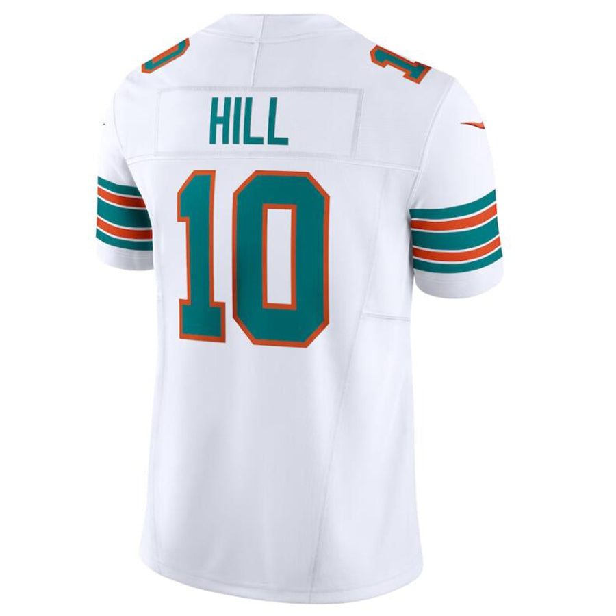 DavaloM.Dolphins #10 Tyreek Hill White Vapor F.U.S.E. Limited Jersey American Stitched Stitched Jerseys