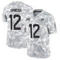 Davalo M.Dolphins #12 Bob Griese Player Arctic Camo Salute to Service Limited Stitched Jerseys