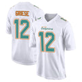 Davalo M.Dolphins #12 Bob Griese Player White Fashion Game Stitched Jerseys