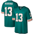 Davalo M.Dolphins #13 Dan Marino Mitchell & Ness Aqua Big & Tall 1984 Retired Player Replica Stitched Jerseys