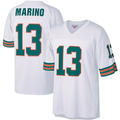 Davalo M.Dolphins #13 Dan Marino Mitchell & Ness White Big & Tall 1984 Retired Player Replica Stitched Jerseys