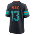 Davalo M.Dolphins #13 Dan Marino Player Blue Rivalries Collection Game Stitched Jerseys