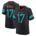 Davalo M.Dolphins #17 Jaylen Waddle Player Blue Rivalries Collection Game Stitched Jerseys