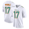 Davalo M.Dolphins #17 Jaylen Waddle Player White Fashion Game Stitched Jerseys