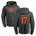 Davalo M.Dolphins #17 Trey Moore Player Darkgray Pullover Hoodies Limited Stitched Jerseys