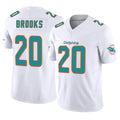 Davalo M.Dolphins #20 Jordyn Brooks Player White Limited Vapor F.U.S.E. Home Game Stitched Jerseys