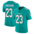 Davalo M.Dolphins #23 Zayne Anderson Player Aqua Limited Vapor Untouchable Home Game Stitched Jerseys