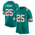 Davalo M.Dolphins #25 Tyrel Dodson Player Aqua Alternate Home Game Stitched Jerseys