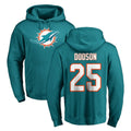 Davalo M.Dolphins #25 Tyrel Dodson Player Aqua LOGO Pullover Hoodies Limited Stitched Jerseys