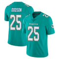 Davalo M.Dolphins #25 Tyrel Dodson Player Aqua Limited Vapor Untouchable Home Game Stitched Jerseys