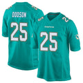 Davalo M.Dolphins #25 Tyrel Dodson Player Aqua Team Color Home Game Stitched Jerseys