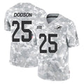 Davalo M.Dolphins #25 Tyrel Dodson Player Arctic Camo Salute To Service Limited Game Stitched Jerseys