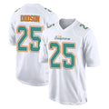Davalo M.Dolphins #25 Tyrel Dodson Player White Fashion Home Game Stitched Jerseys