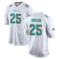 Davalo M.Dolphins #25 Tyrel Dodson Player White Limited Home Game Stitched Jerseys