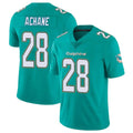 Davalo M.Dolphins #28 De'Von Achane Player Aqua Limited Vapor Untouchable Home Game Stitched Jerseys