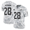 Davalo M.Dolphins #28 De'Von Achane Player Arctic Camo Salute To Service Limited Game Stitched Jerseys