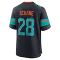 Davalo M.Dolphins #28 De??£¤Von Achane Player Blue Rivalries Collection Game Stitched Jersey