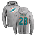 Davalo M.Dolphins #28 De'Von Achane Player Gray LOGO Pullover Hoodies Limited Stitched Jerseys