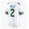 Davalo M.Dolphins #2 Malik Willis Player White Limited Home Game Stitched Jerseys