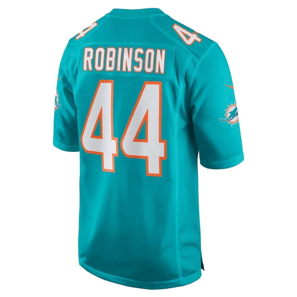 Davalo M.Dolphins #44 Chop Robinson Player Aqua Home Game Stitched Jerseys