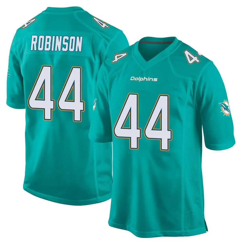 Davalo M.Dolphins #44 Chop Robinson Player Aqua Team Color Home Game Stitched Jerseys