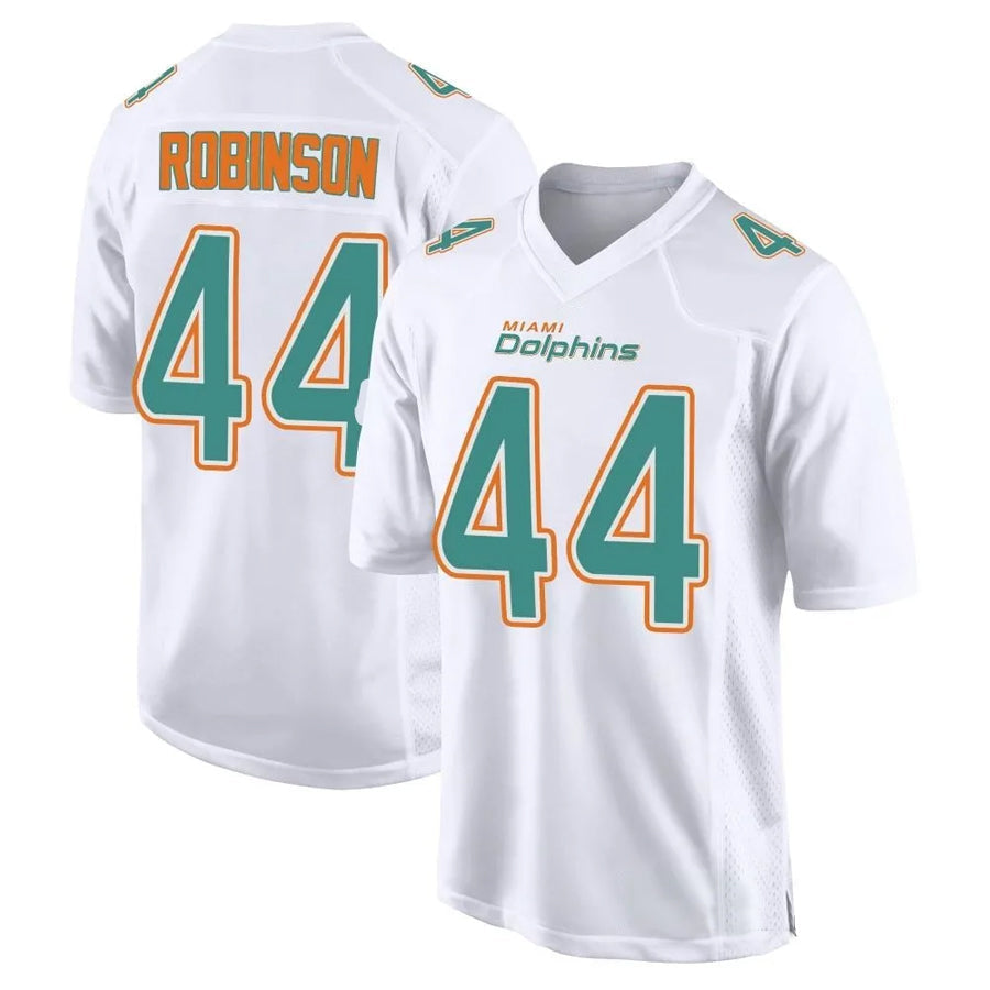 Davalo M.Dolphins #44 Chop Robinson Player White Foshion Elite Stitched Jerseys