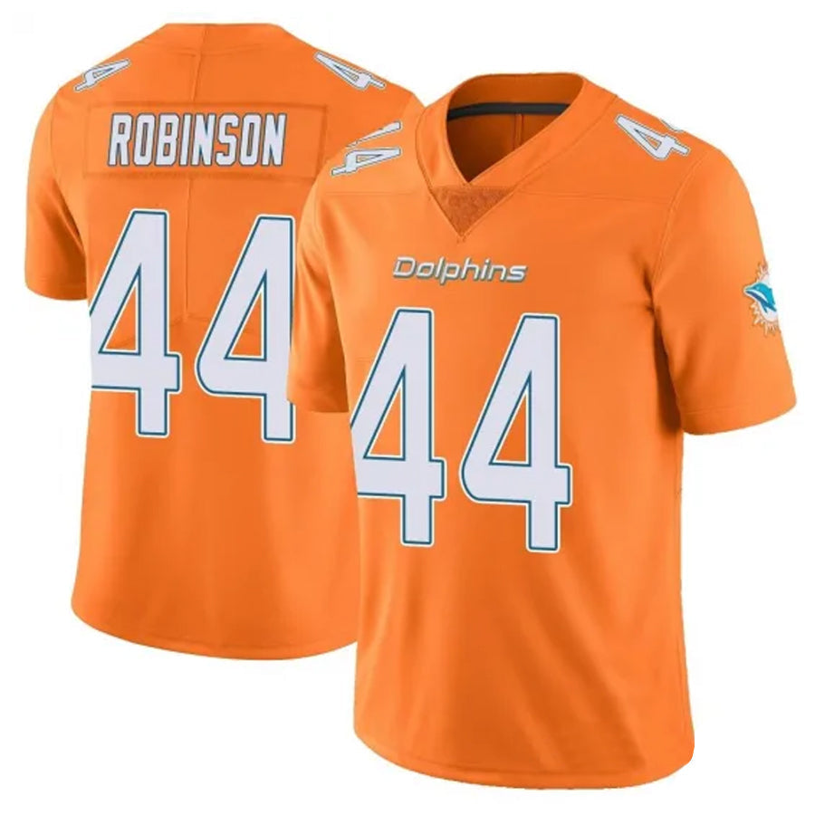 Davalo M.Dolphins #44 Chop Robinson Player White Orange Vapor Limited Stitched Jerseys