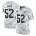 Davalo M.Dolphins #52 Patrick Paul Player Arctic Camo Salute To Service Limited Game Stitched Jerseys