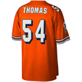 Davalo M.Dolphins #54 Zach Thomas Mitchell & Ness Orange Legacy Replica Stitched Puhic Jersey