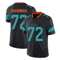 Davalo M.Dolphins #72 Jonah Savaiinaea Player Black Limited Pitch Rivalries Collection Home Game Stitched Jerseys