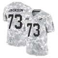 Davalo M.Dolphins #73 Austin Jackson Player Arctic Camo Salute To Service Limited Game Stitched Jerseys