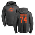 Davalo M.Dolphins #74 Kadyn Proctor Player Darkgray Pullover Hoodies Limited Stitched Jerseys