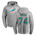 Davalo M.Dolphins #74 Kadyn Proctor Player Gray LOGO Pullover Hoodies Limited Stitched Jerseys