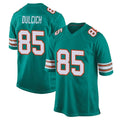 Davalo M.Dolphins #85 Greg Dulcich Player Aqua Alternate Home Game Stitched Jerseys