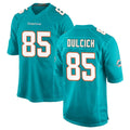 Davalo M.Dolphins #85 Greg Dulcich Player Aqua Home Game Stitched Jerseys