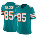 Davalo M.Dolphins #85 Greg Dulcich Player Aqua Limited Alternate Vapor F.U.S.E. Home Game Stitched Jerseys