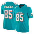 Davalo M.Dolphins #85 Greg Dulcich Player Aqua Limited Vapor F.U.S.E. Home Game Stitched Jerseys