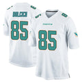 Davalo M.Dolphins #85 Greg Dulcich Player White Home Game Stitched Jerseys