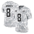Davalo M.Dolphins #8 JuJu Brents Player Arctic Camo Salute To Service Limited Game Stitched Jerseys