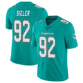 Davalo M.Dolphins #92 Zach Sieler Player Aqua Limited Vapor Untouchable Home Game Stitched Jerseys